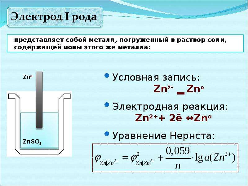 Раствор содержащий ионы. Электродная система. Электрохимические реакции на электродах. Электрод погруженный в раствор. Электрод 1 рода представляет собой.