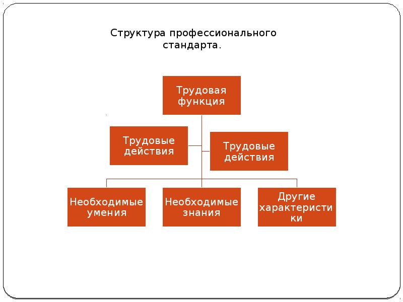 Основные функции профессионального стандарта