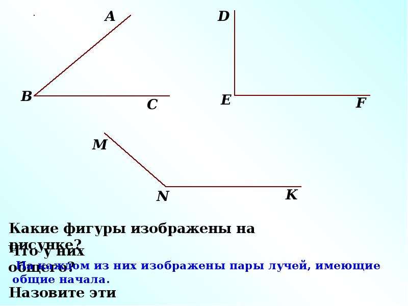 2 развернутый угол