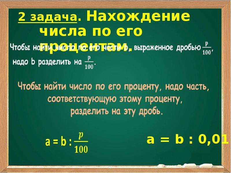 Нахождение числа по процентам 5 класс мерзляк презентация