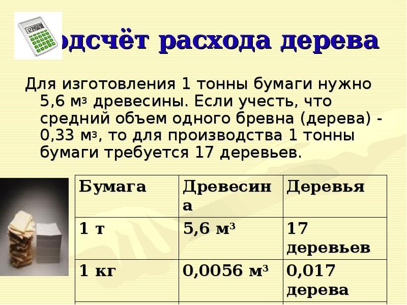 1 тонна бумаги. Тонн древесины для 1 тонны бумаги. Расчет потребления древесины. Расход древесины на бумагу. Расход деревьев на бумагу.