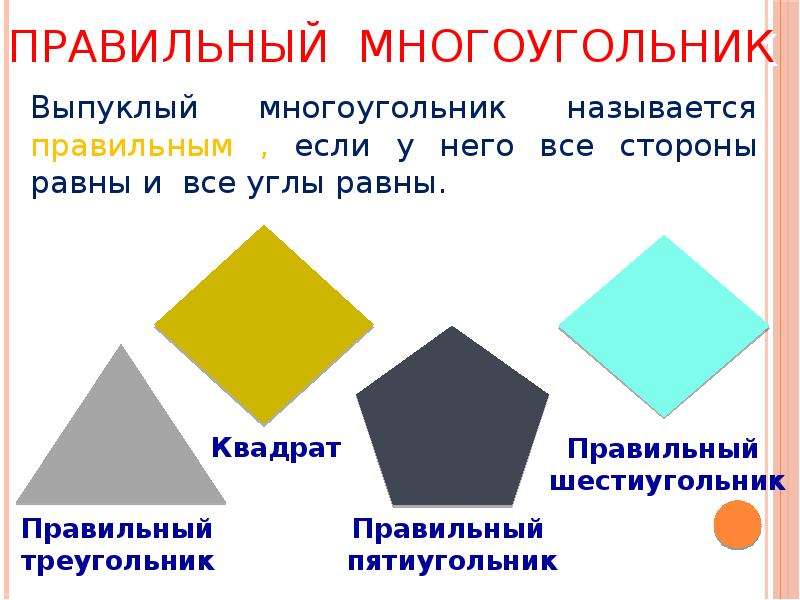 Правильные многоугольники фото