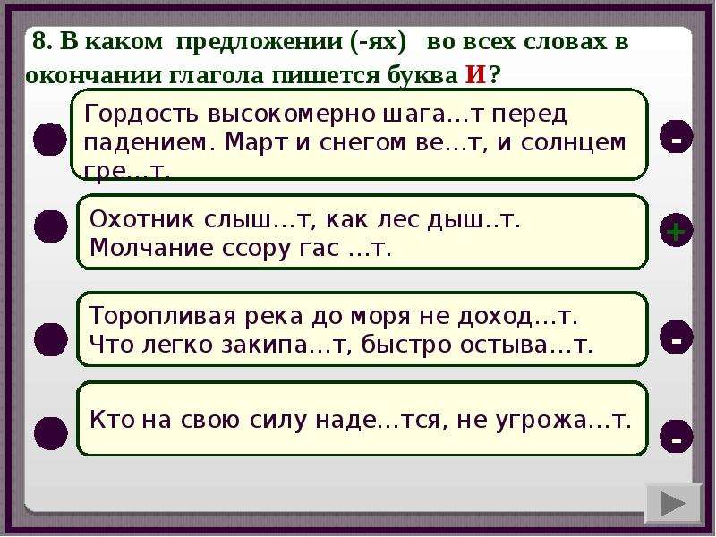 Тест по теме правописание. Какую букву писать в глаголе. В окончаниях каких глаголов пишется буква и?. Предложение с глаголом бежать. В каком ряду во всех глаголах в окончании пишется буква я?.