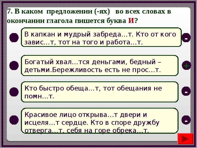 На конце производного глагола пишется буква е. Даш как пишется глагол. Контрольная работа по русскому языку время глаголов и окончание.