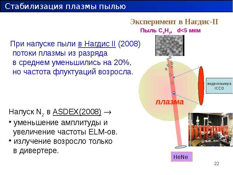 Одна из проблем термоядерного синтеза взаимодействие стенок