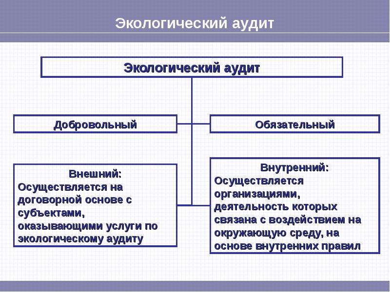 Экологический аудит схема