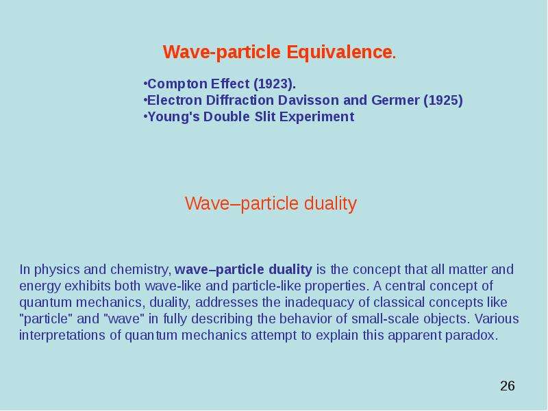 Introduction to Quantum Mechanic, слайд 26
