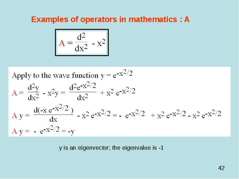 Introduction to Quantum Mechanic, слайд 42