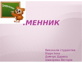 Частини мови. Іменник