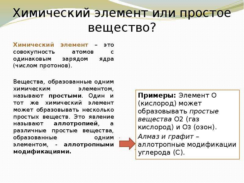 Чем отличается химический. Как различить понятие химический элемент и простое вещество. Как отличить вещество от химического элемента. Химически элемент и простое вещество.