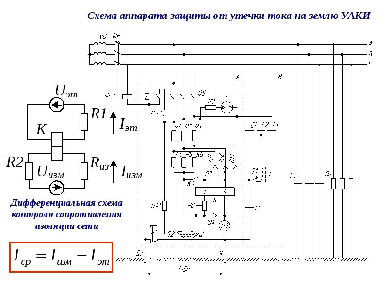 Определение токов утечки