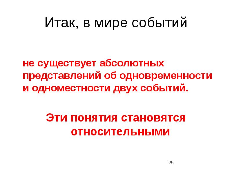 Абсолютный представляться. Мир - концепция. ЕНКМ.