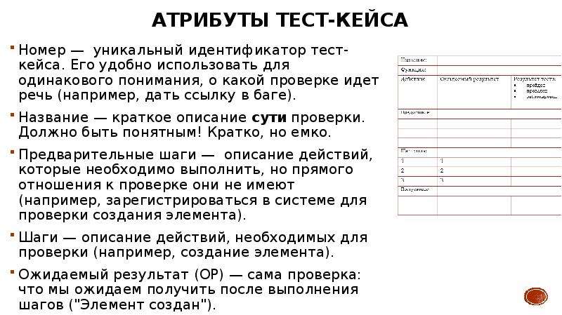 Тест план и тест кейс