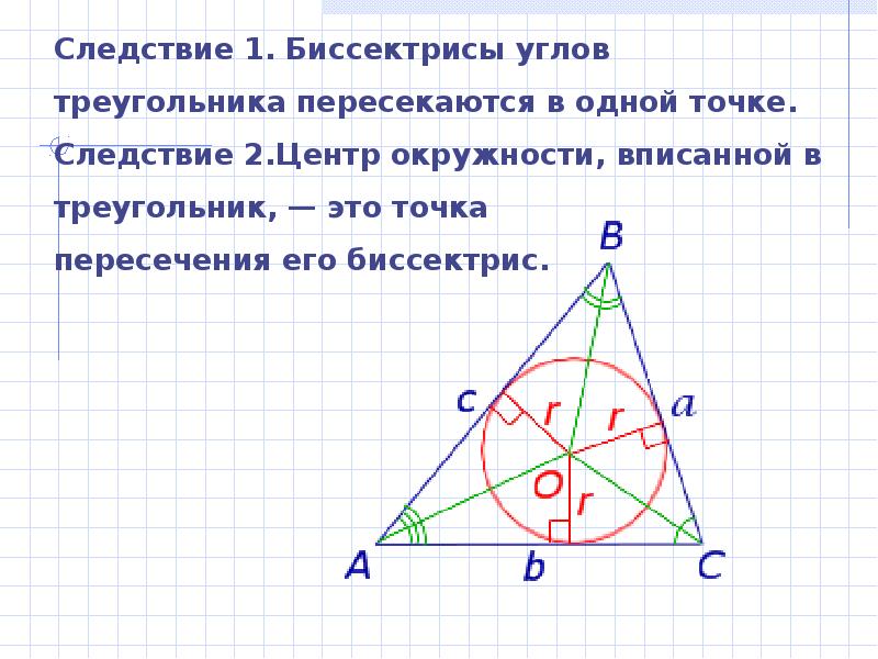 Окружность описанная около треугольника 8 класс. Центр вписанной и описанной окружности. Центр вписанной и описанной окружности в треугольнике. Окружность вписанная в треугольник. Центр вписанной окружности.