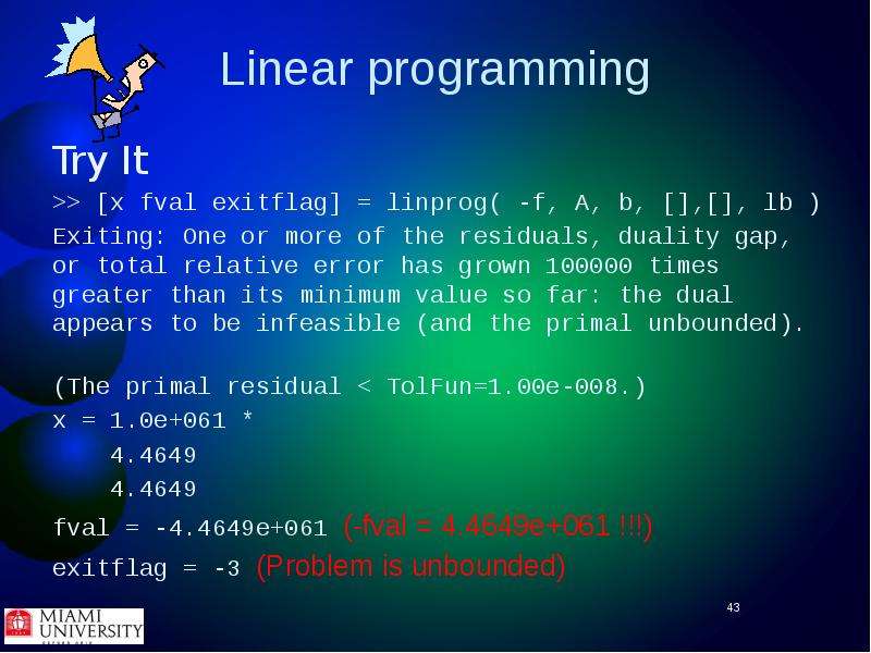 Linear programming