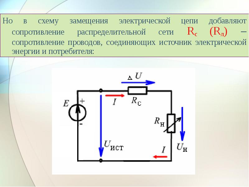 Электрическая схема замещения это