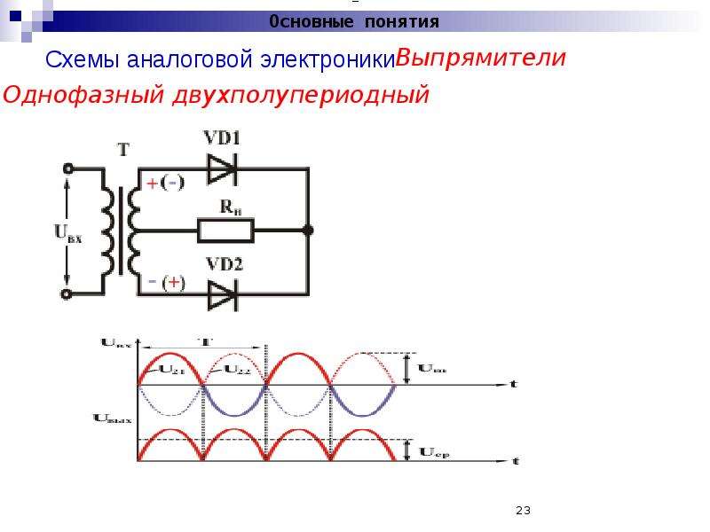 Полупроводниковый выпрямитель схема