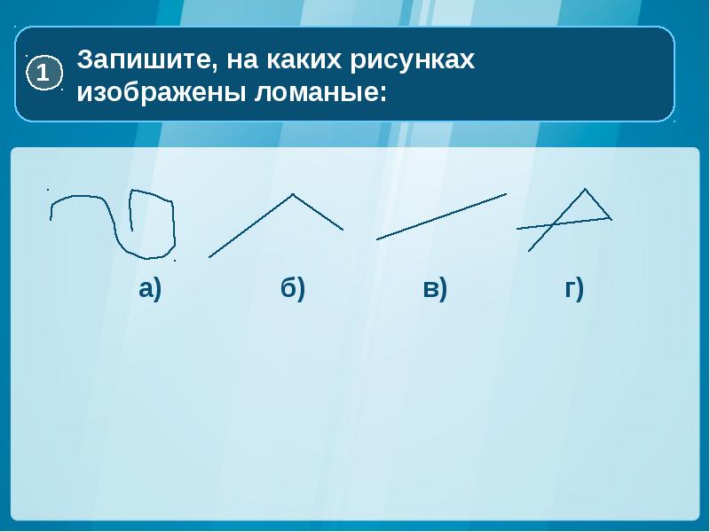 На рисунке 2 изображены ломаная и прямая что является пересечением этих