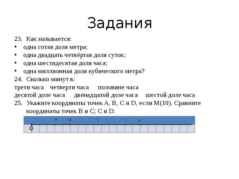 Как называется одна десятая метра. Как называется 1 сотая доля метра. Одна Миллионная доля метра. Одна двадцать четвертая доля суток. Одна Миллионная доля квадратного метра.