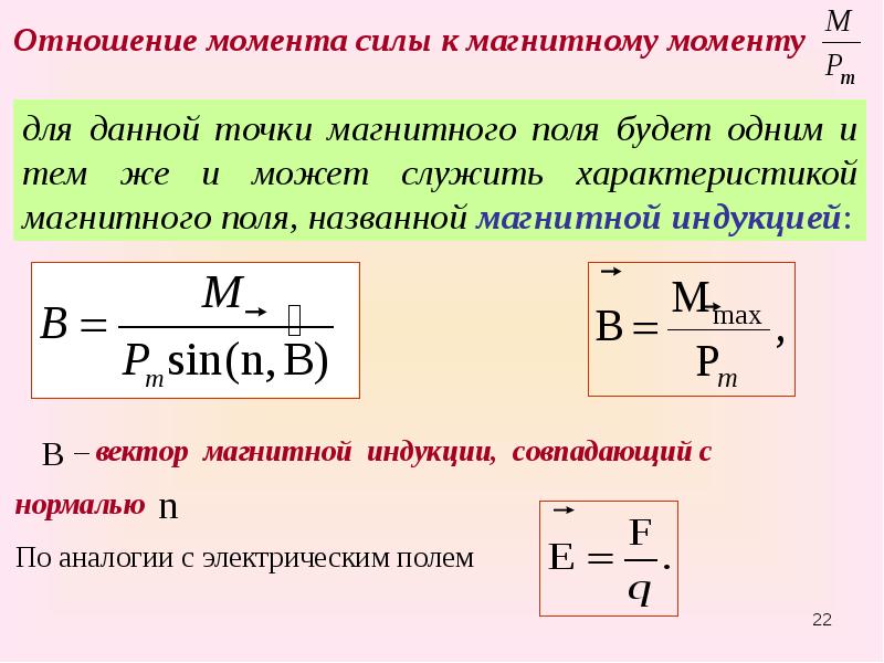 Магнитная индукция презентация