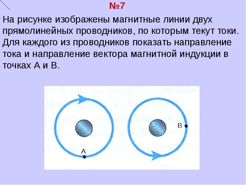 На рисунке изображено сечение двух проводников. Направление магнитных линий в проводнике. Направление магнитных линий рисунок. Направление тока в проводнике рисунок. Направление тока в проводнике обозначается точкой.