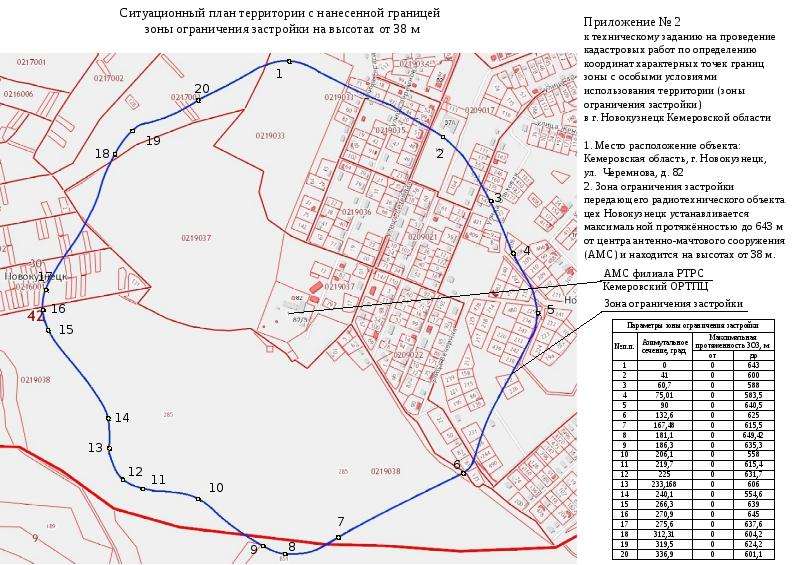 План границ территории