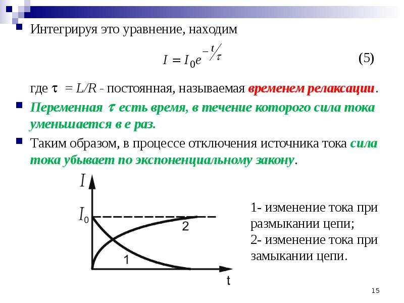 Время релаксации