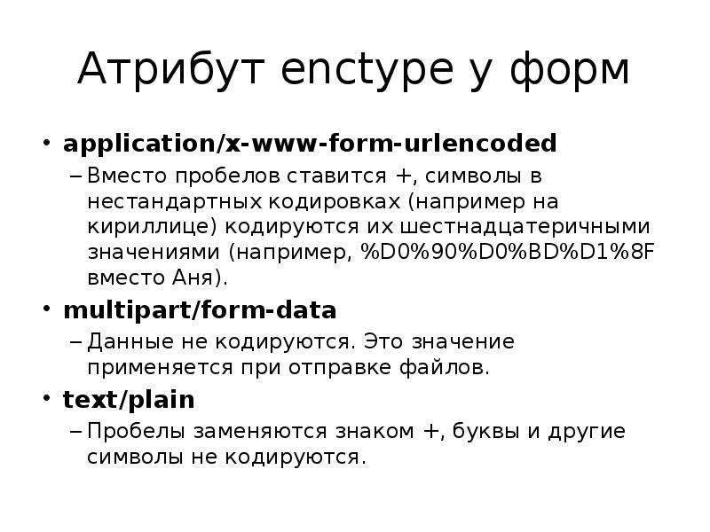 Enctype multipart form data. X-www-form-urlencoded. Пробел urlencoded. Кодировка urlencode.