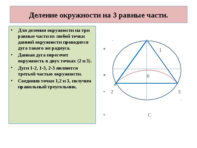 Деление окружности на 4 равные части. Разделить круг на 3 равные части. Деление окружности на 3 части. Разделить круг на 3 неравные части. Деление окружности на неравные части.