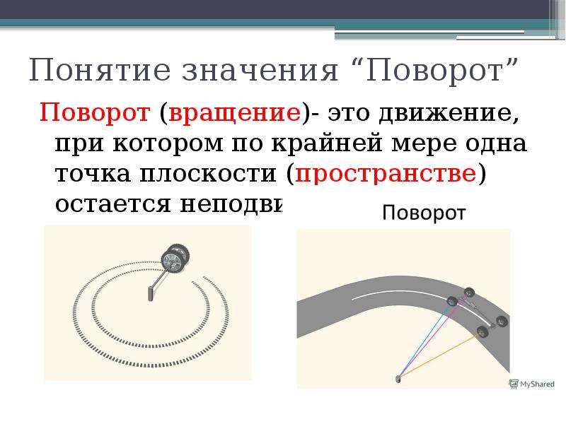 Поворот начать. Поворот. Свойства поворота. Вращение. Свойства поворота в геометрии.