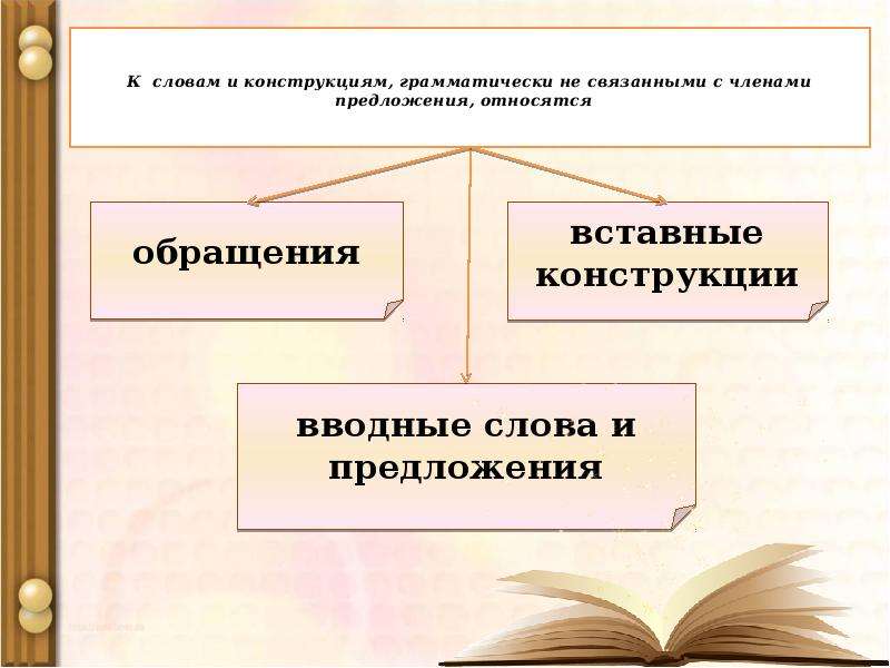 Презентация обращения вводные слова 8 класс