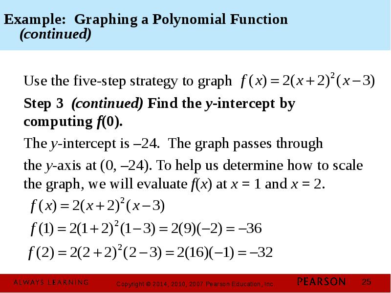 Функция continue. Polynomial function. Functions and their graphs. Taylor polynomial Formula. Polynomial class.