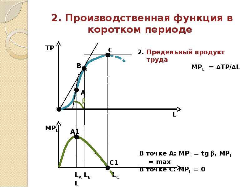 Виды производственных функций