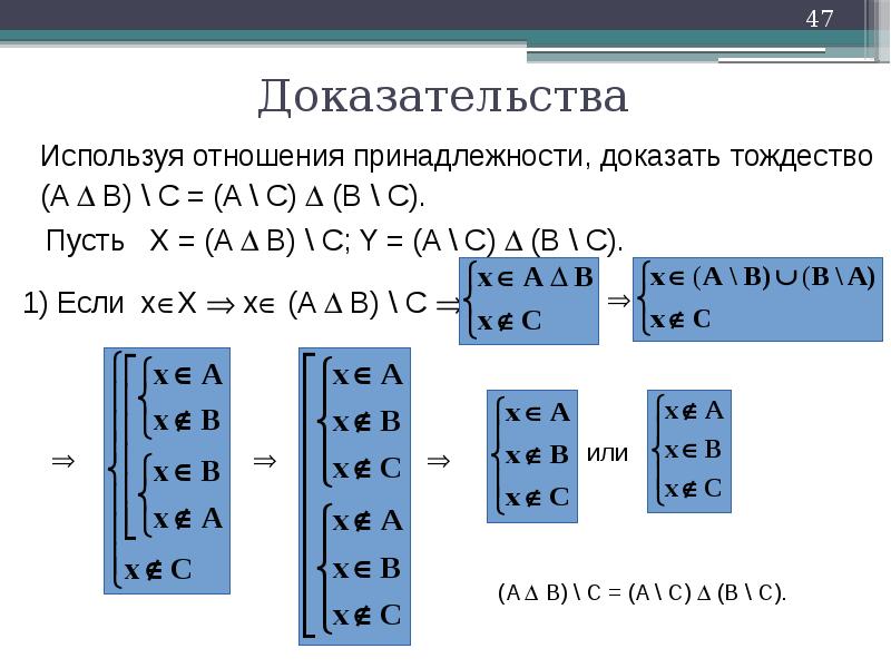 Что доказывают в математике