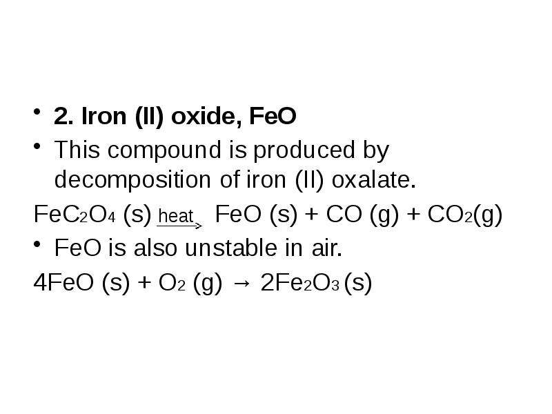 General properties