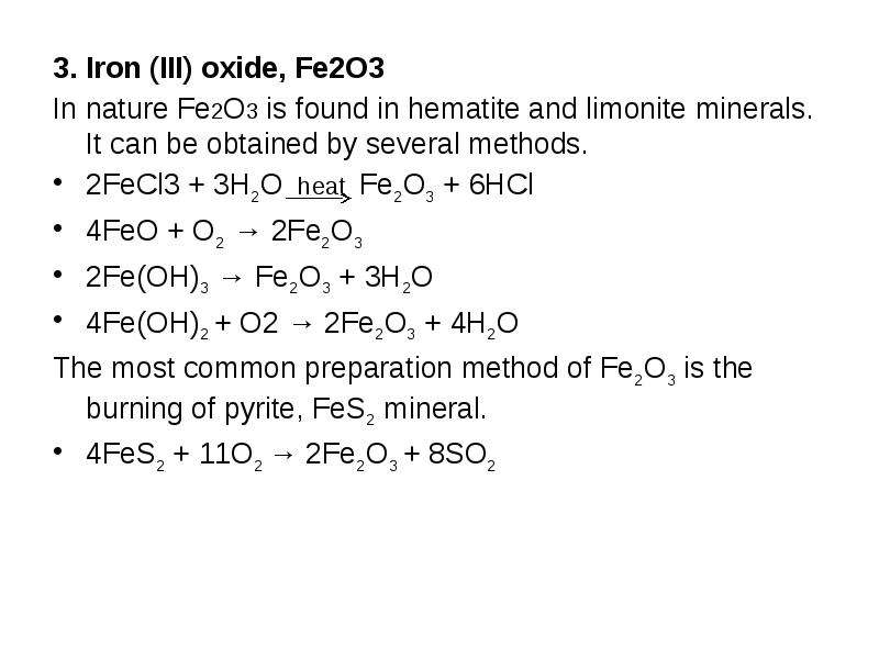 General properties