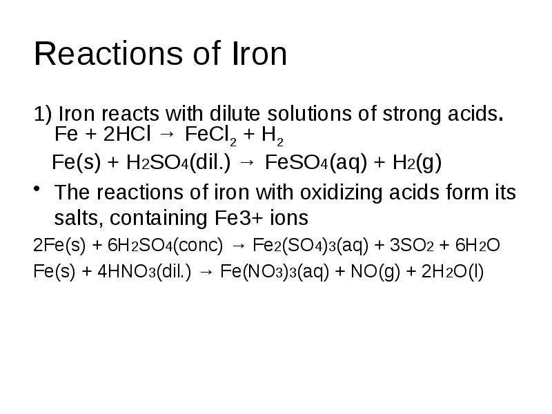 General properties