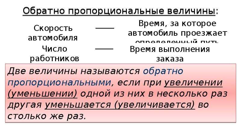 Прямо пропорционально это. Обратно пропорциональные числа. Обратно пропорциональные числа примеры. Обратно пропорциональные числа 6 класс. Что значит пропорциональные числа примеры.