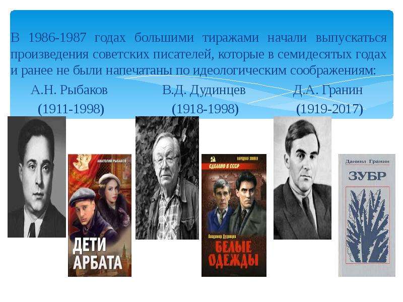 Советские писатели романов
