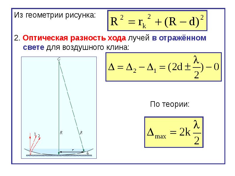 Оптическая разность хода световых волн