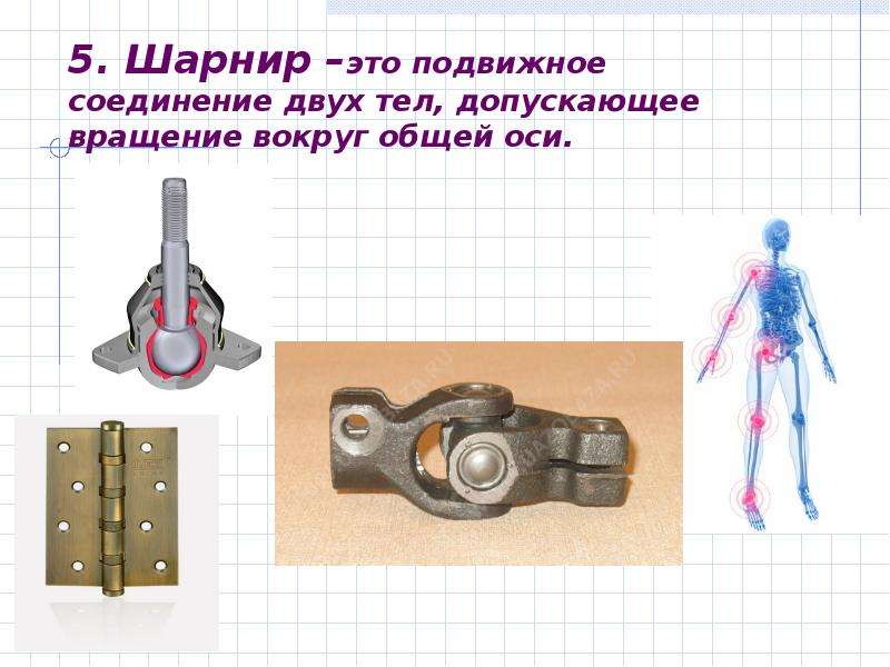 Подвижные соединенные. Шарнирное подвижное соединение рычагов. Шарнир это в механике. Шарнир и подвижный шарнир.