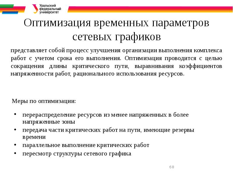 Задача оптимизации временной структуры проекта