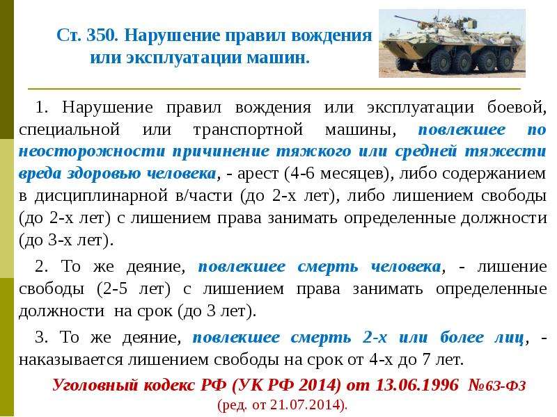 Порядок поступления и условия прохождения военной службы по контракту конспект