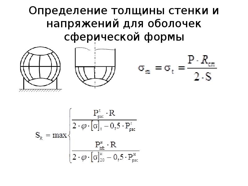 Определить толщину стенок