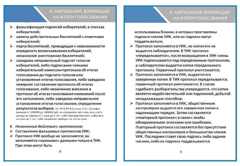 Памятка избирателю презентация доклад проект скачать 6421