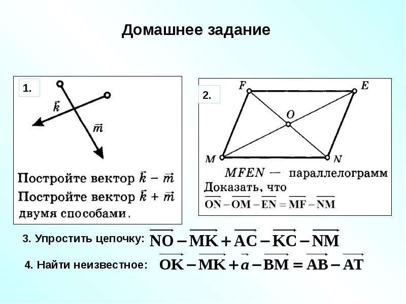 Сложение векторов сложение сил 8 класс погорелов презентация