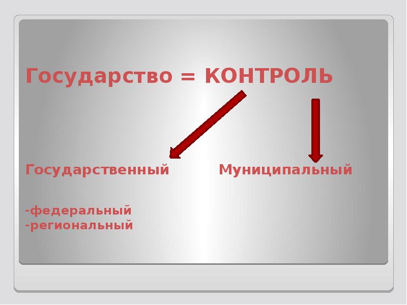 Контроль государства