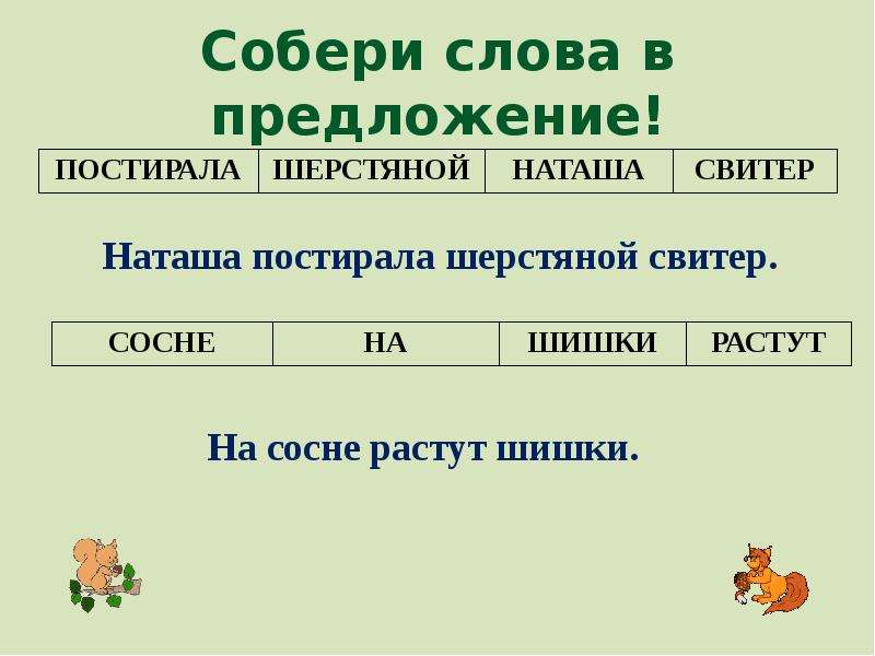 Какое слово собирал. Собери слова в предложения. Собрать слова в предложения. Собери из этих слов предложения. Предложение с буквой ш 3 класс.