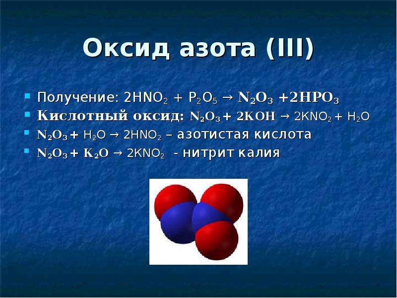 3 гидроксид натрия оксид азота v