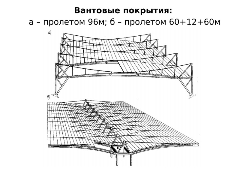 Чертежи большепролетных конструкций